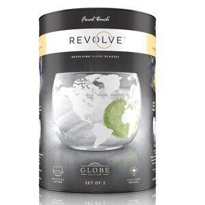 Final Touch Revolve Globe Glass SET
